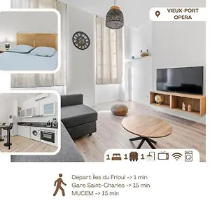 Spacieux T2 Vieux Port Opera Appartement Marseille